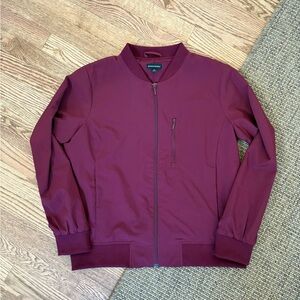 Banana Republic Burgundy Bomber Jacket